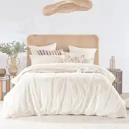 Pillow Talk Tufted Palm Quilt Cover Set by M.U.S.E offer