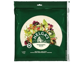 Foodland Helga's wraps range 6-8 pack 250-560g offer
