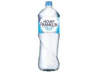 Foodland Mount franklin spring water still 1.5 litre offer