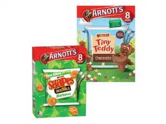 Foodland Arnott's multi pack mini biscuits or shapes 126-200g offer