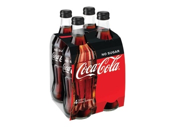 Foodland Coca-cola no sugar soft drink multipack 4 x 300ml offer