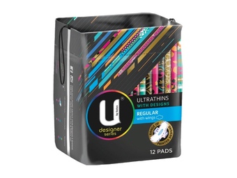 Foodland U by kotex designer or cotton ultra thin pads 10-12s offer