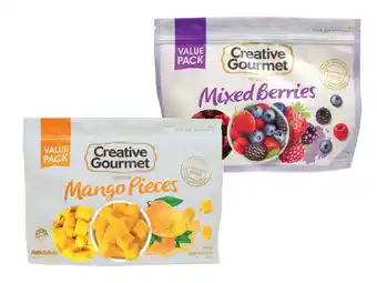 Foodland Creative gourmet mango or berries 900g offer