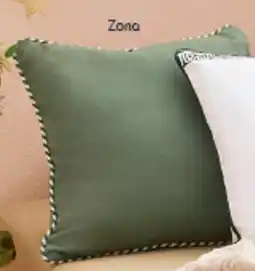 Pillow Talk Zona plain & stripe outdoor cushion offer