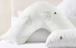 Pillow Talk A. Sensational Chipped Memory Foam U Shape pillow by Habitat Bamboo blend cover offer