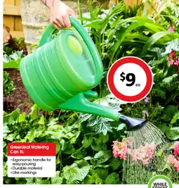 Coles Greenleaf watering can offer