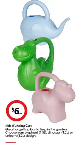 Coles Kids watering can offer