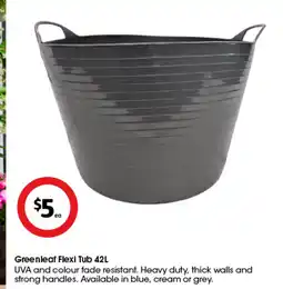 Coles Greenleaf flexi tub offer