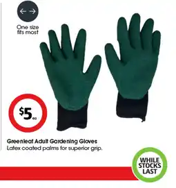 Coles Greenleaf adult gardening gloves offer