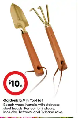 Coles Gardenista mini tool set offer