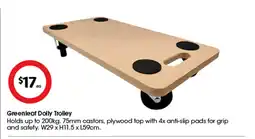 Coles Greenleaf dolly trolley offer