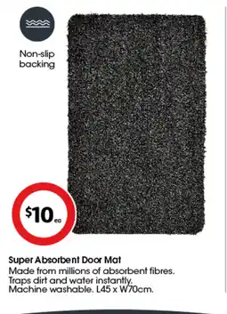 Coles Super absorbent door mat offer