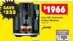 Harvey Norman Jura 'e8' automatic coffee machine. offer