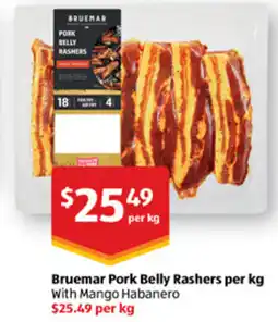ALDI Bruemar Pork Belly Rashers offer