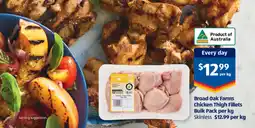 ALDI Broad Oak Farms Chicken Thigh Fillets Bulk Pack offer