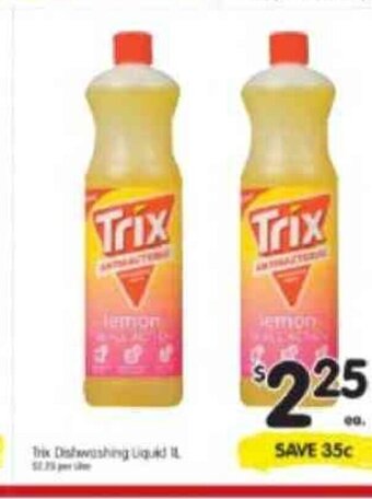 Trix Dishwashing Liquid 1L