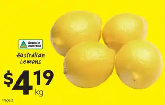 Ritchies Australian Lemons offer