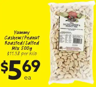 Ritchies Yummy Cashew/Peanut Roasted/Salted Mix 500g offer