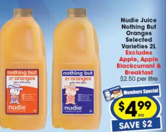 Nudie Nothing But Oranges Selected Varieties 2L