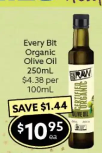 Every Bit Organic Olive Oil 250ml