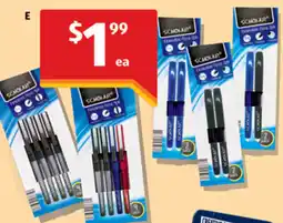 ALDI Fineline pens or erasable pens offer