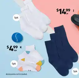 ALDI School or sports socks offer