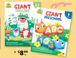 ALDI School zone giant workbooks offer