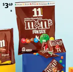 ALDI M&m's milk chocolate sharebag offer