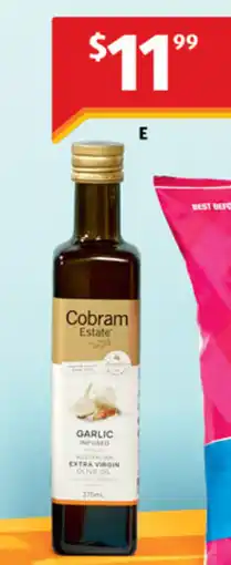 ALDI Cobram estate garlic infused extra virgin olive oil offer