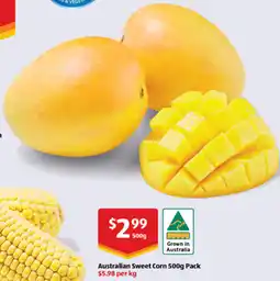 ALDI Australian sweet corn pack offer