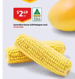 ALDI Australian honey gold mangoes each offer
