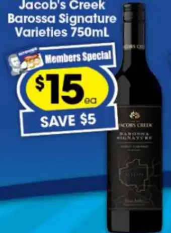 Ritchies Jacab's Creek Barossa Signature Varieties 750ml offer