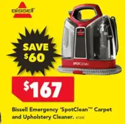 Harvey Norman Bissell emergency 'spotclean™ carpet and upholstery cleaner. offer