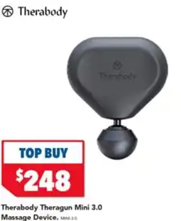 Harvey Norman Therabody theragun mini 3.0 massage device. offer