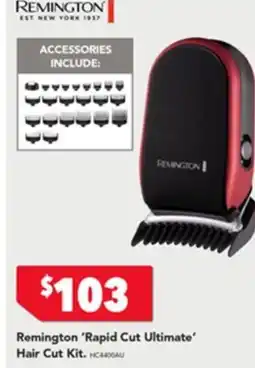 Harvey Norman Remington 'rapid cut ultimate' hair cut kit. offer