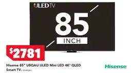 Harvey Norman Hisense u8qau uled mini led 4k' qled smart tv. offer