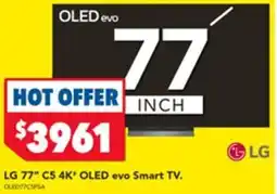 Harvey Norman LG c5 4k' oled evo smart tv offer
