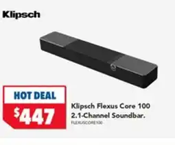 Harvey Norman Klipsch flexus core 100 2.1-channel soundbar. offer