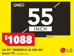 Harvey Norman Lg qned81a ai led 4k* smart tv. ssoned tasa offer