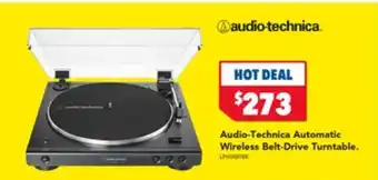 Audio-technica automatic wireless belt-drive turntable.