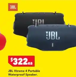 Harvey Norman Jbl xtreme 4 portable waterproof speaker. offer
