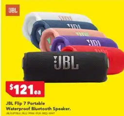 Harvey Norman Jbl flip 7 portable waterproof bluetooth speaker. offer