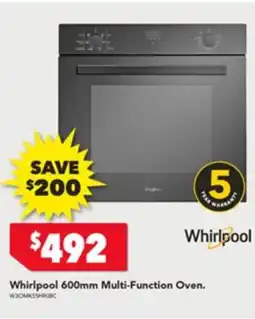 Harvey Norman Whirlpool multi-function oven. offer