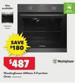 Harvey Norman Westinghouse 5-function oven offer