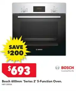 Harvey Norman Bosch 'series 2' 5-function oven. offer