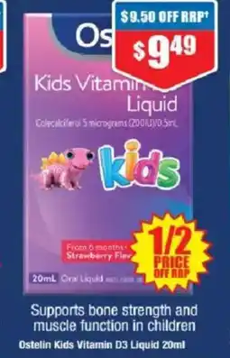 Chemist Warehouse Ostelin kids vitamin d3 liquid offer