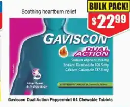 Chemist Warehouse Gaviscon dual action peppermint offer
