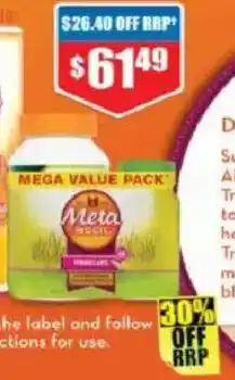 Chemist Warehouse Metamucil capsules value pack 300 capsules +100 capsules offer