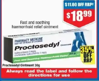 Chemist Warehouse Proctosedyl ointment offer