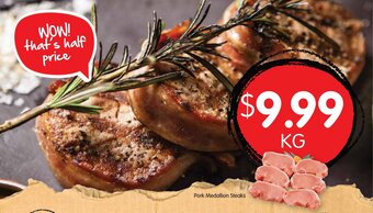 Pork Medallion Steaks